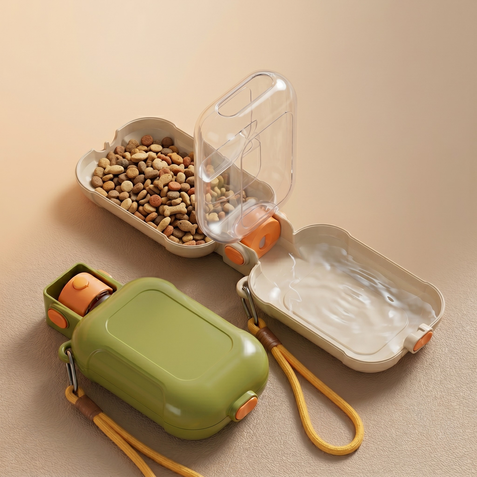 CEROVAS Nomad 2-in-1 Pet Travel Bottle