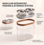 CEROVAS Doppia Pet Feeding Storage
