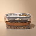CEROVAS Doppia Pet Feeding Storage