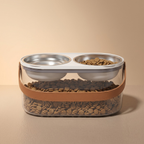 CEROVAS Doppia Pet Feeding Storage