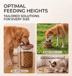 CEROVAS Doppia Pet Feeding Storage