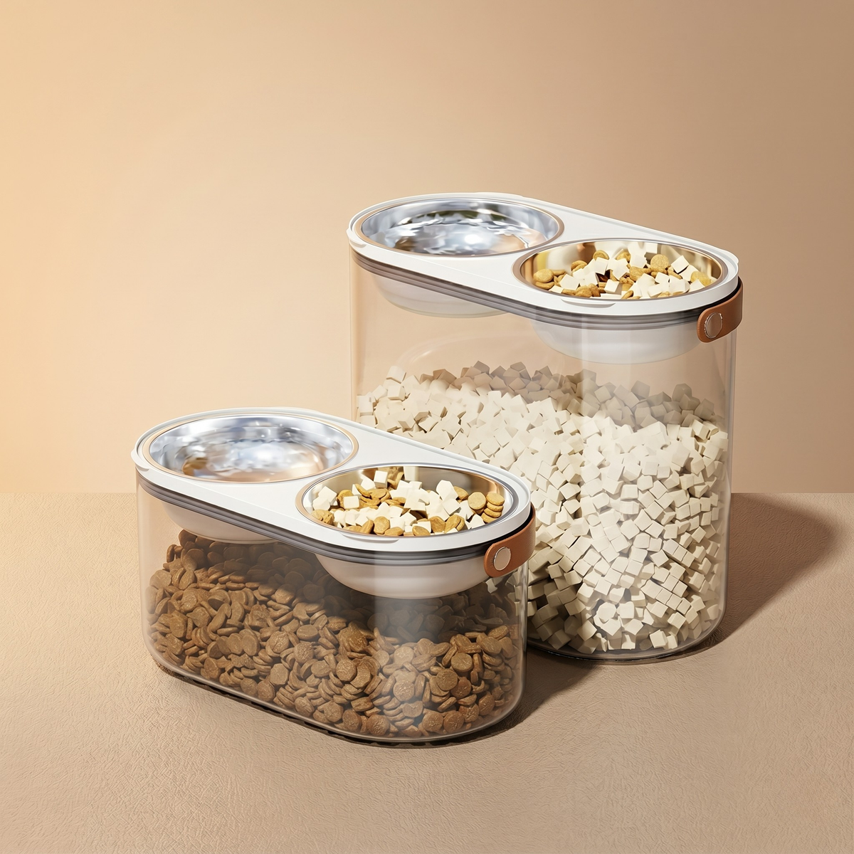 CEROVAS Doppia Pet Feeding Storage